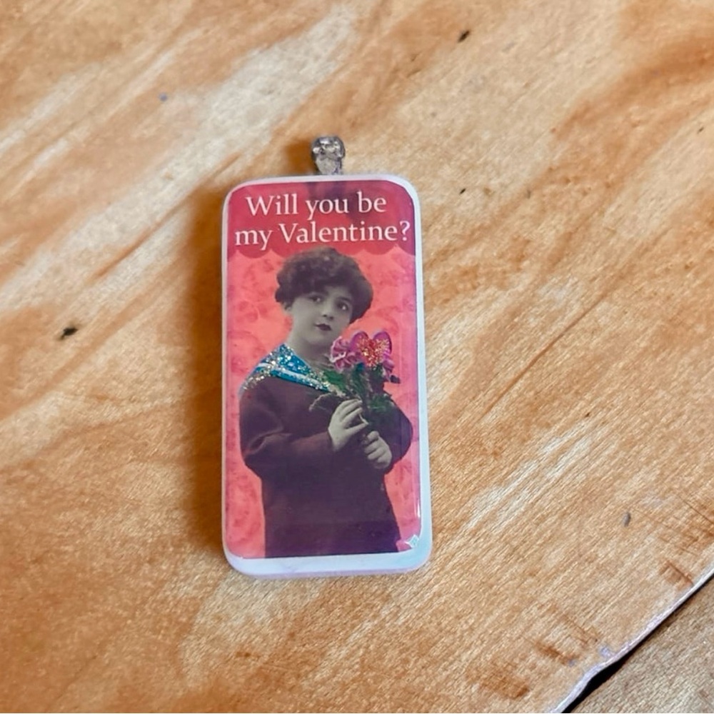 Handcrafted‎ Valentine Pendant Charm Holiday